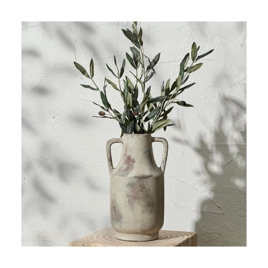 Ceramic Rustic Flower Vase / 112-terra / 12 Inch