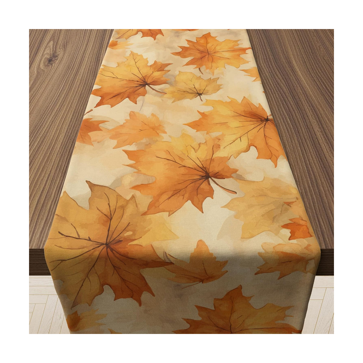 Thanksgiving Decorations - Fall Leaves Table Runner
