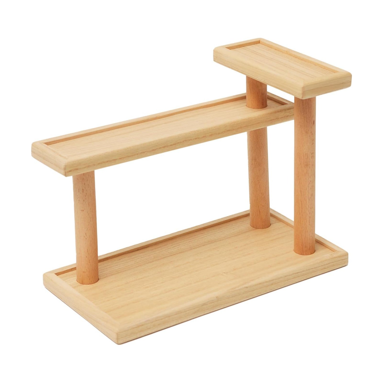 Wooden Countertop Stand Organizer / Natural