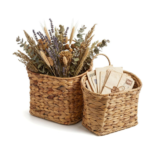 Woven Hanging Basket / 9.06 x 6.30 x 8.66 / Set of 2