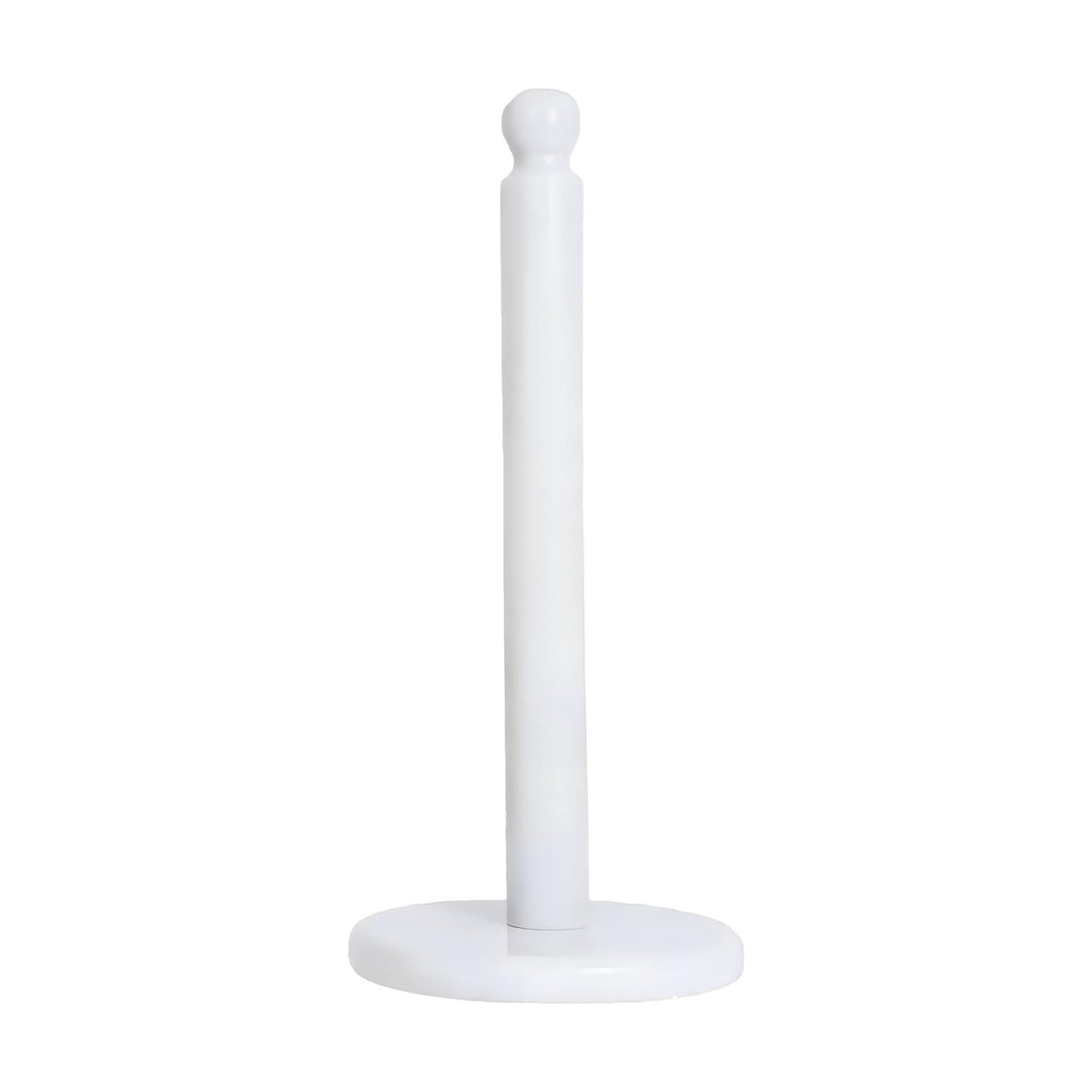 Premium White Marble Paper Towel Holder for Kitchen Countertop, Heavy Duty Freestanding Paper Towel Stand with 3 Lbs