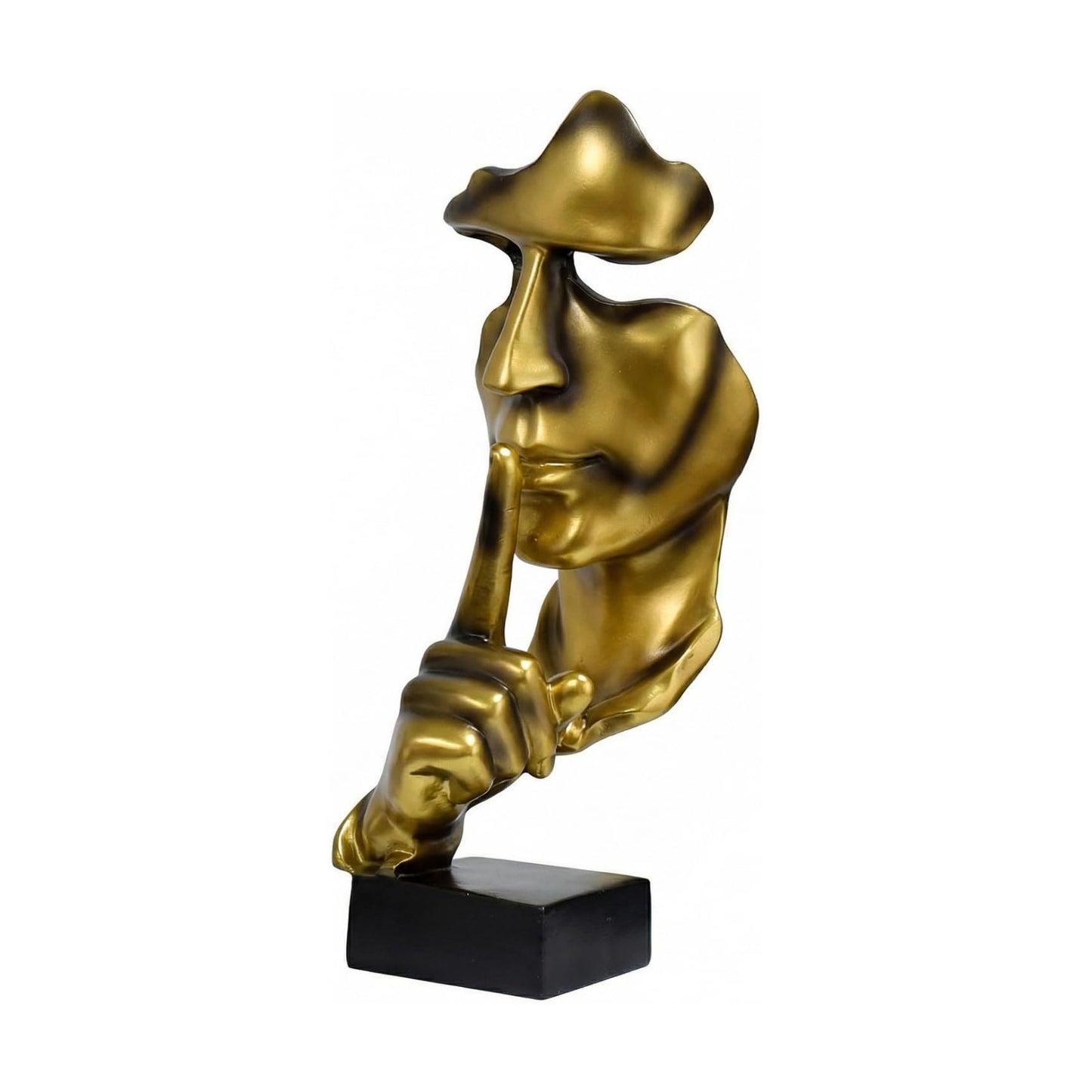 Figurines Resin Statue / Gold