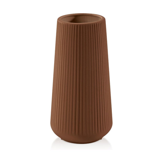Ceramic Vase / Small Flower Vase for Pampas Grass / Caramel