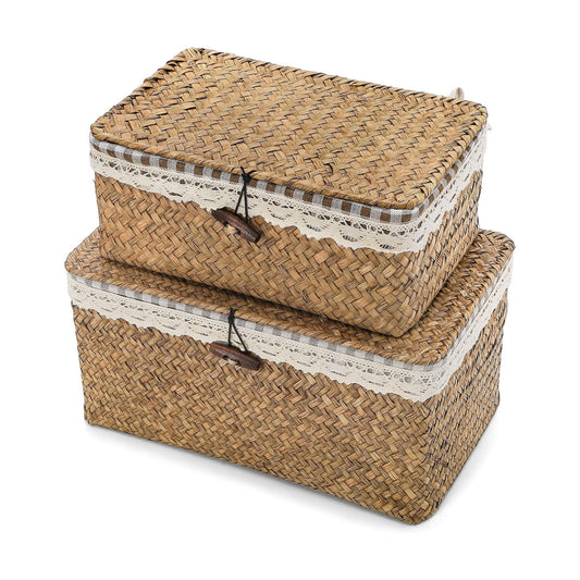 Seagrass Storage Baskets / Set of 2