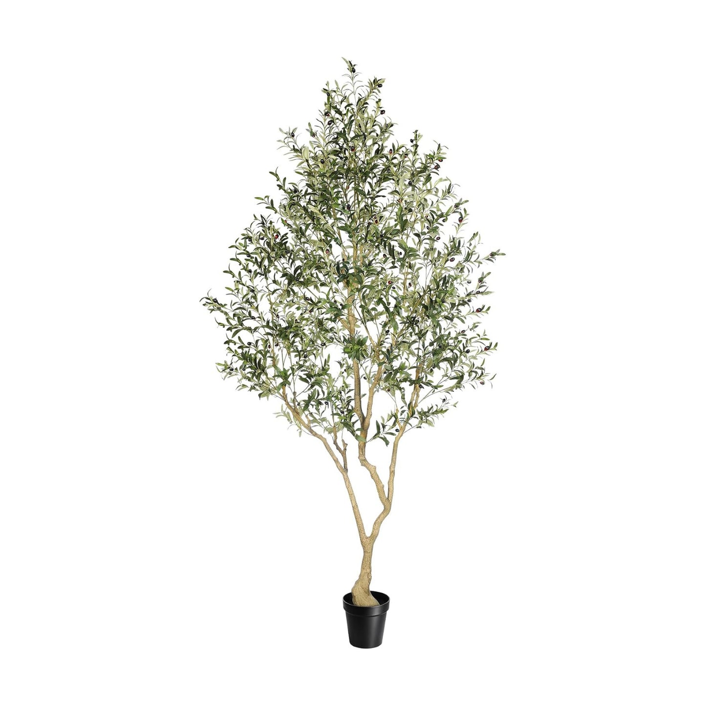 LYERSE Faux Olive Tree 9ft - Artificial Olive Tree Indoor for Home Decor