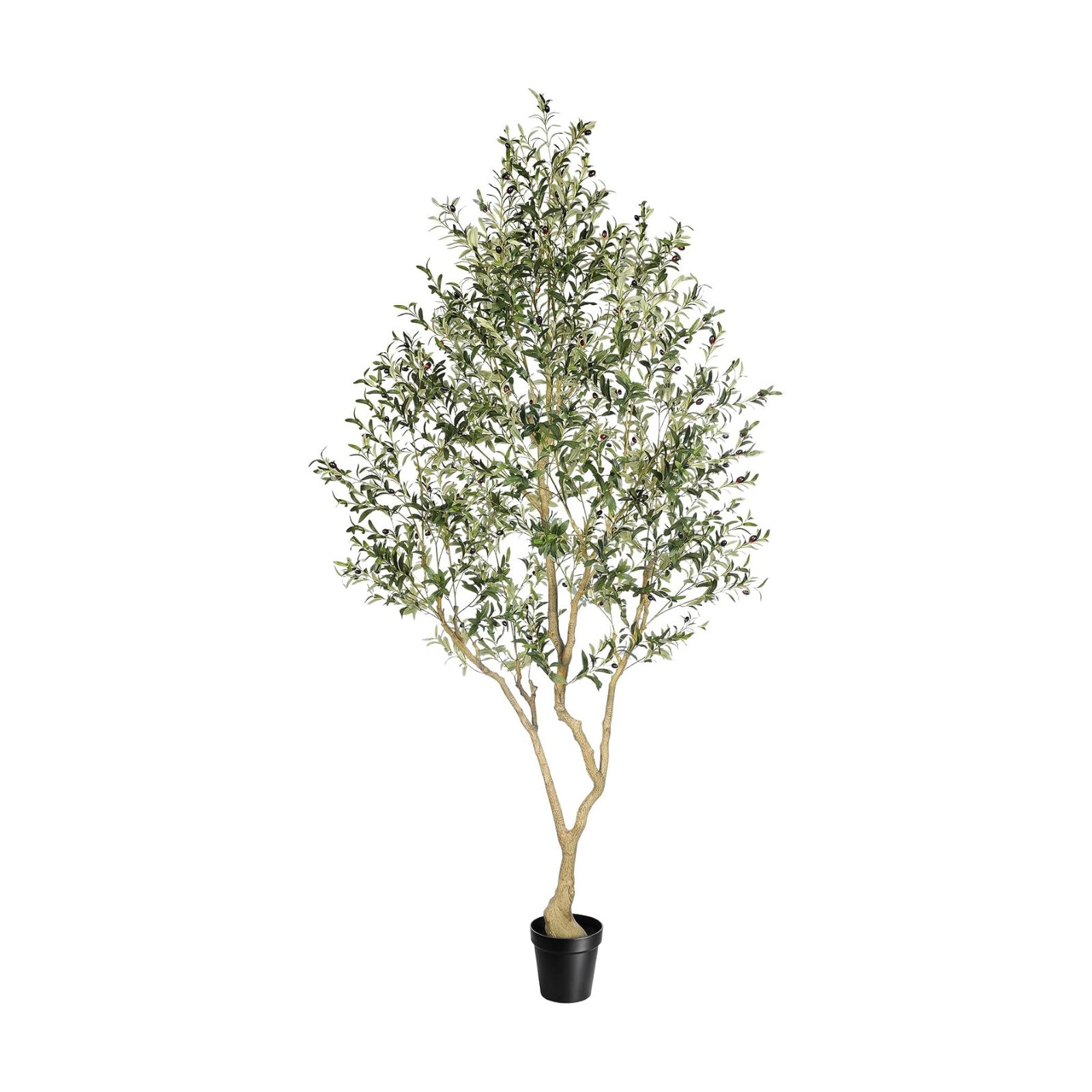LYERSE Faux Olive Tree 9ft - Artificial Olive Tree Indoor for Home Decor