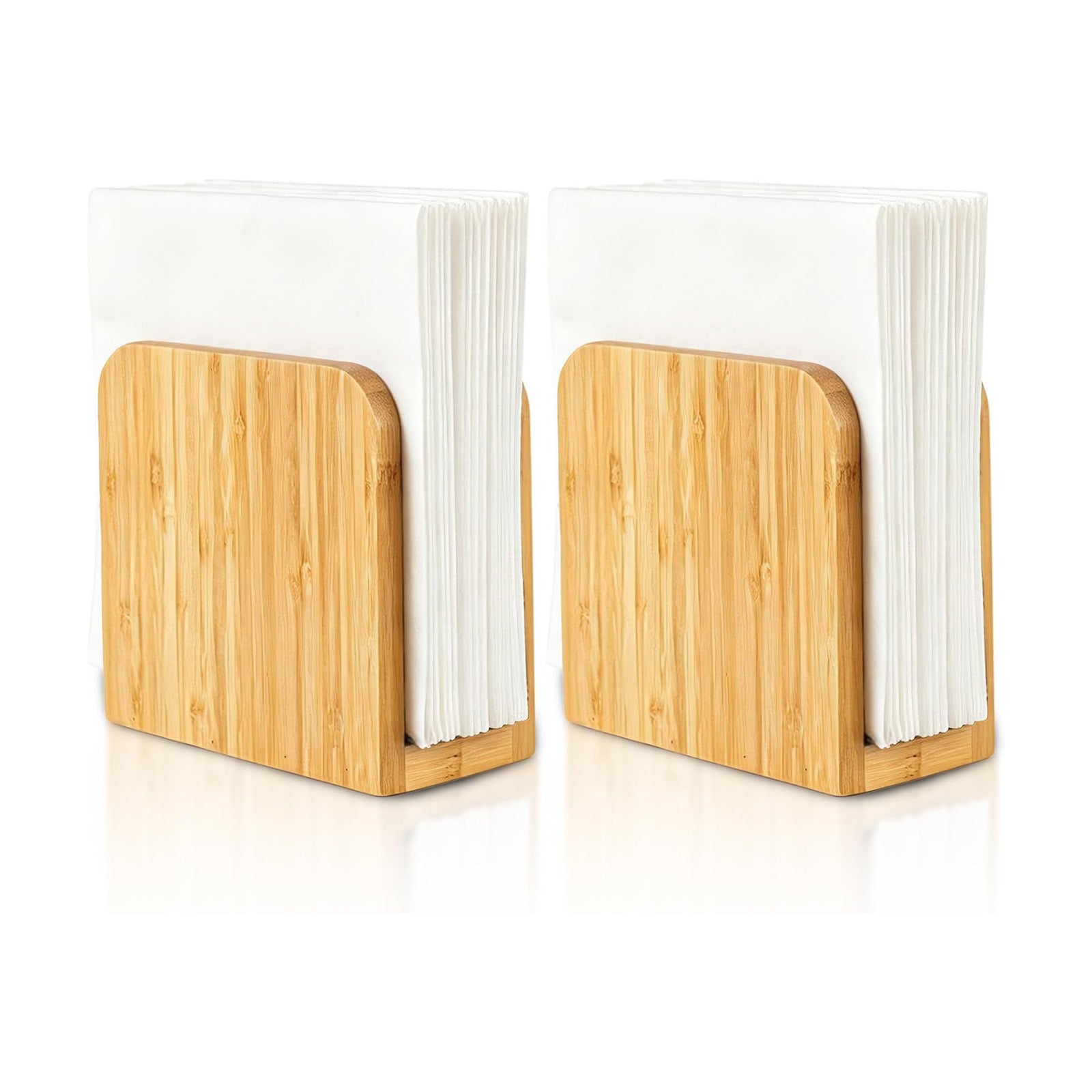 Napkin Holder / Bamboo Upright Napkin Holders / Bamboox2 / Set of 2