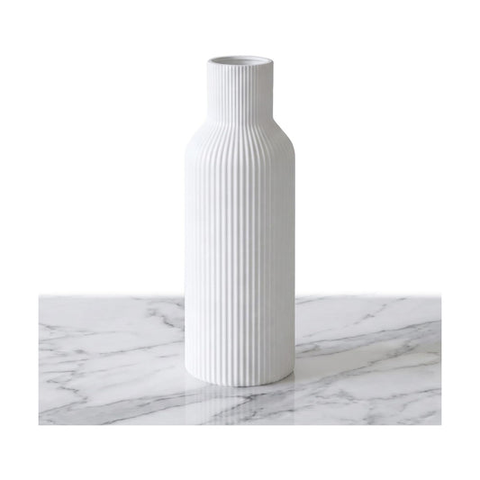 Tall Ceramic Vase / 1-piece-set / Large White
