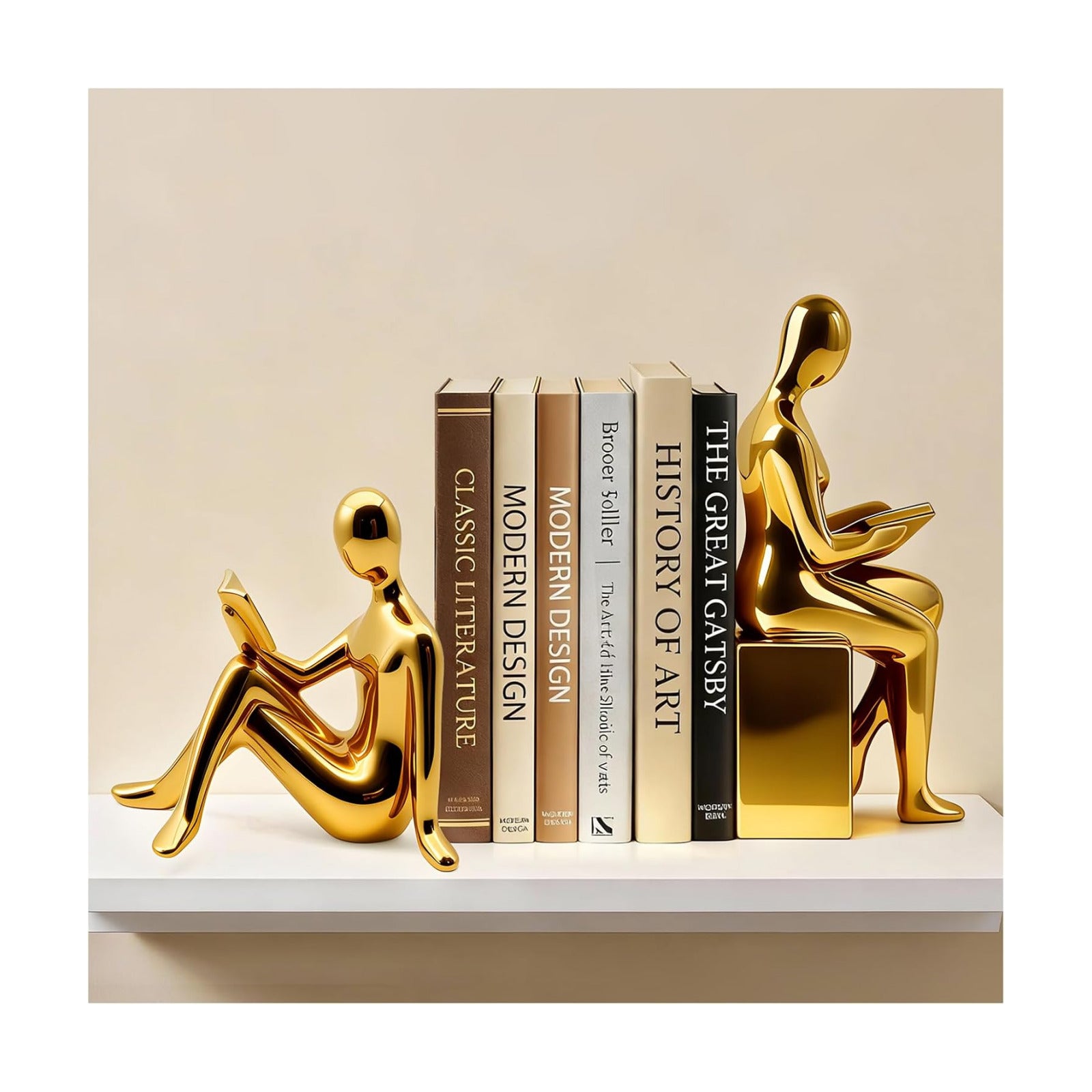 Ceramic Book Ends / Decorative Bookends Set