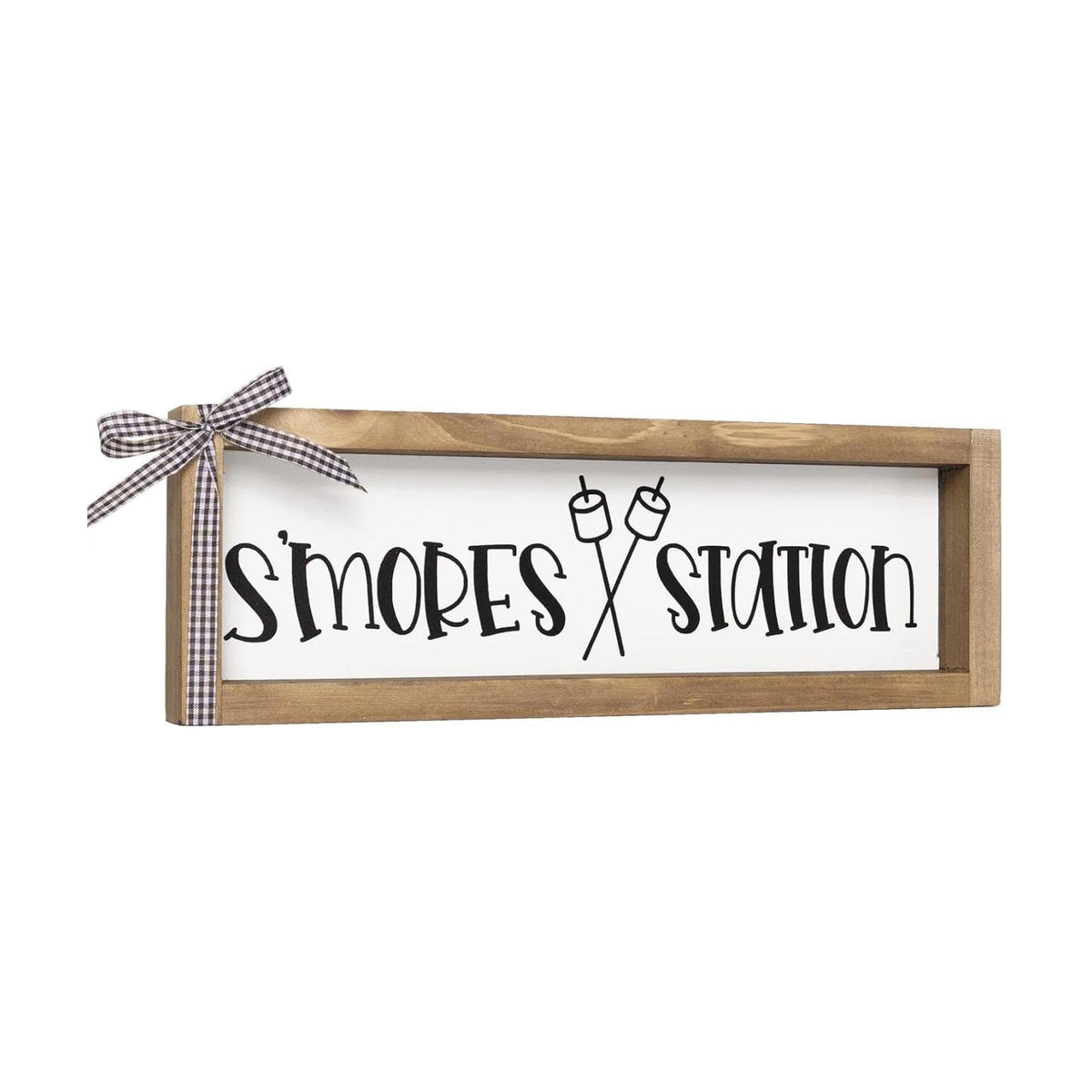 Smores Station Sign Camper Decor for Inside Shelf Table Wall