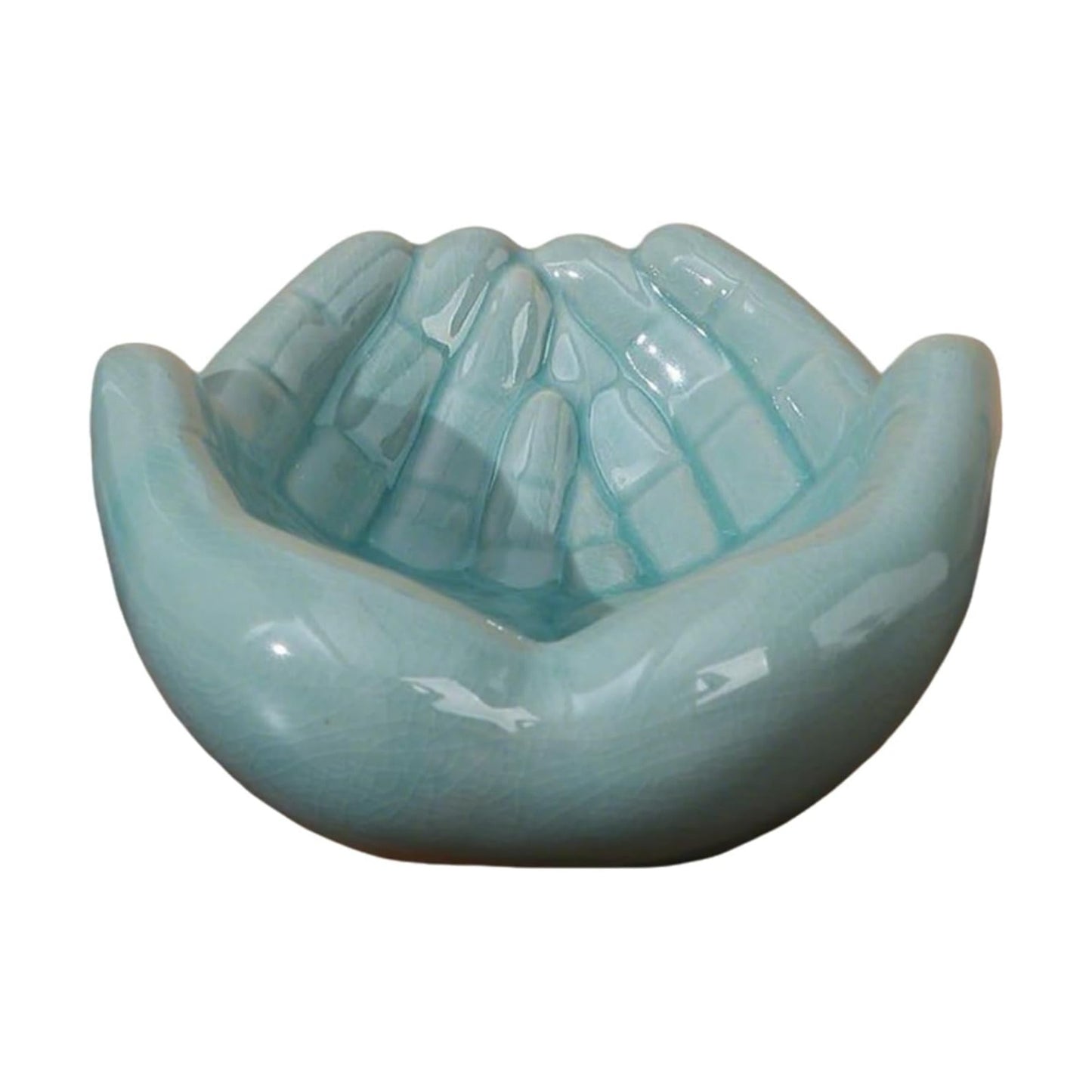 Crystal Rock Holder / Giving Hands Candy Holder for Succulent Planter