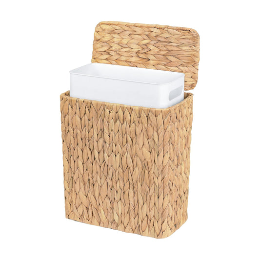 Handwoven Rattan Waste Basket / Water Hyacinth