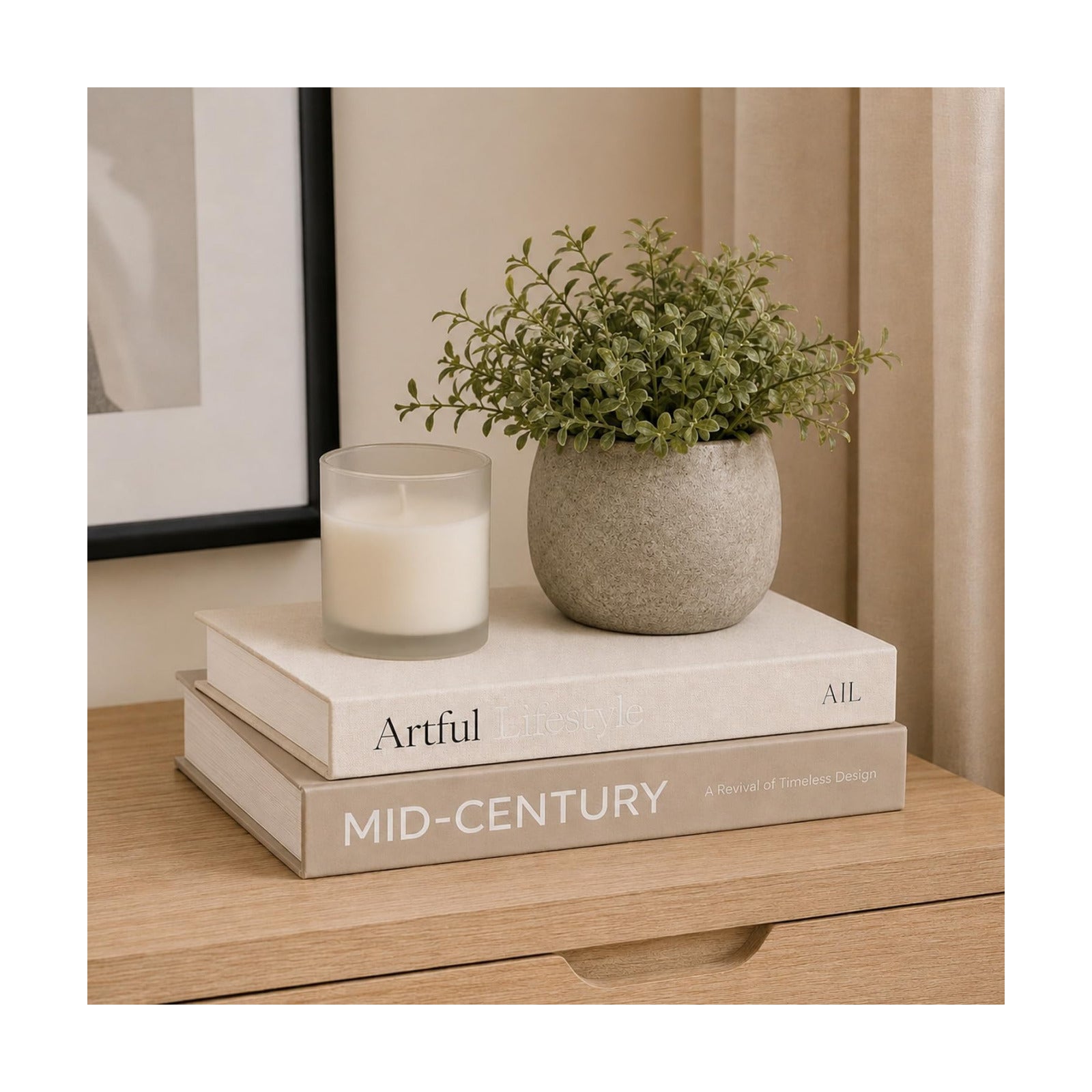 Faux Book Storage Boxes / Set of 2
