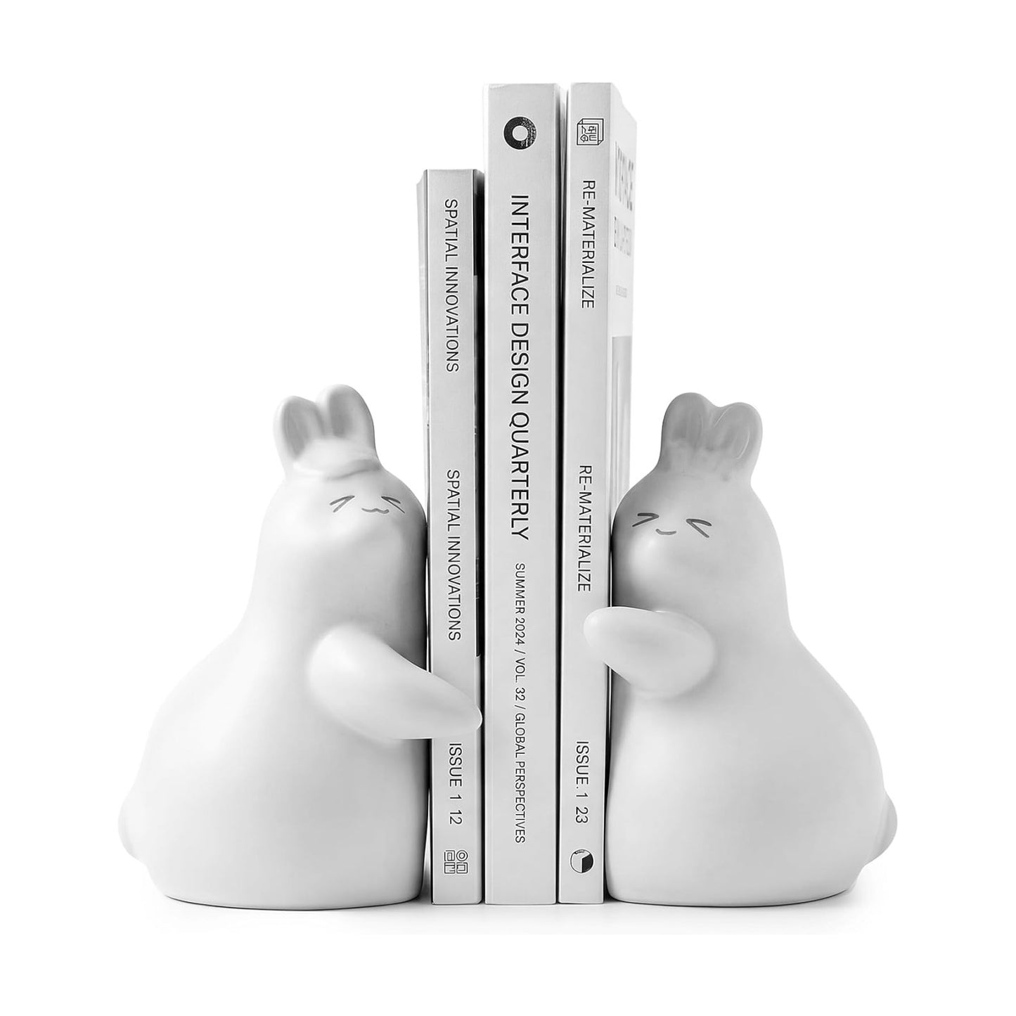 Ceramic Unique Book Holders / White-ceramic-new
