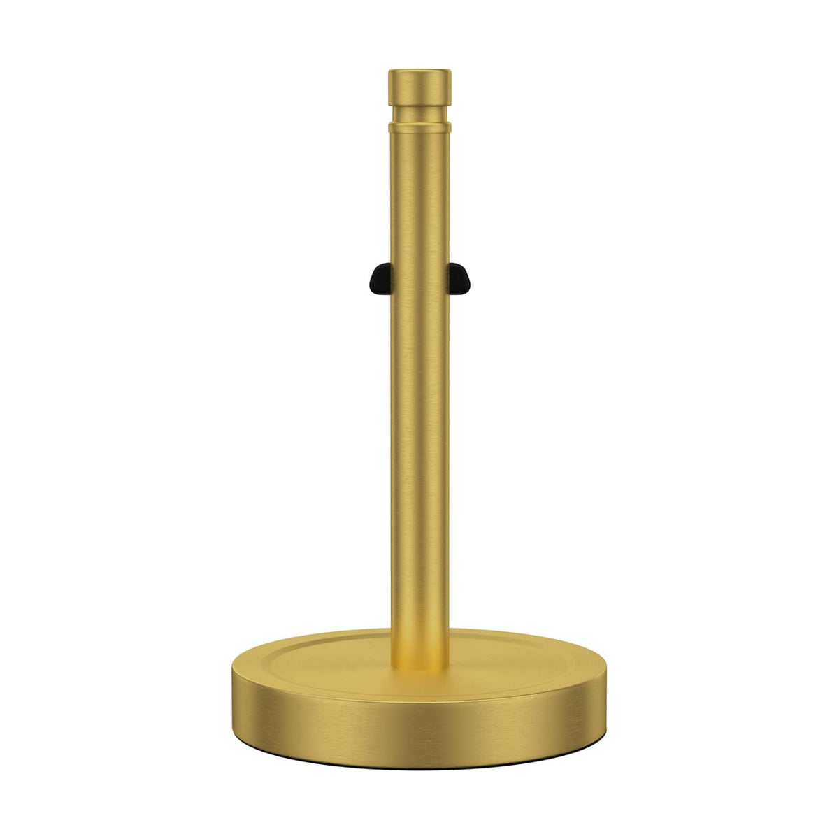 Brass Paper Towel Holder Countertop,One-Handed Tear, Stainless Steel, Weighted Base Paper Towel Roll Holder Stand,Paper