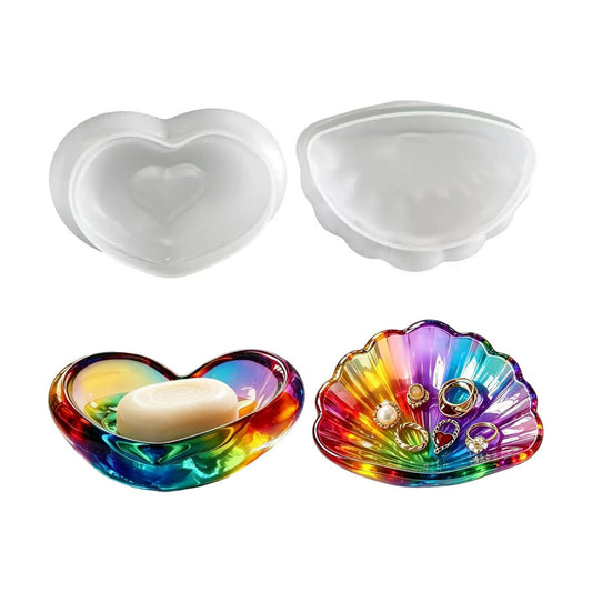 Candle Storage Tray Mold / Set of 2