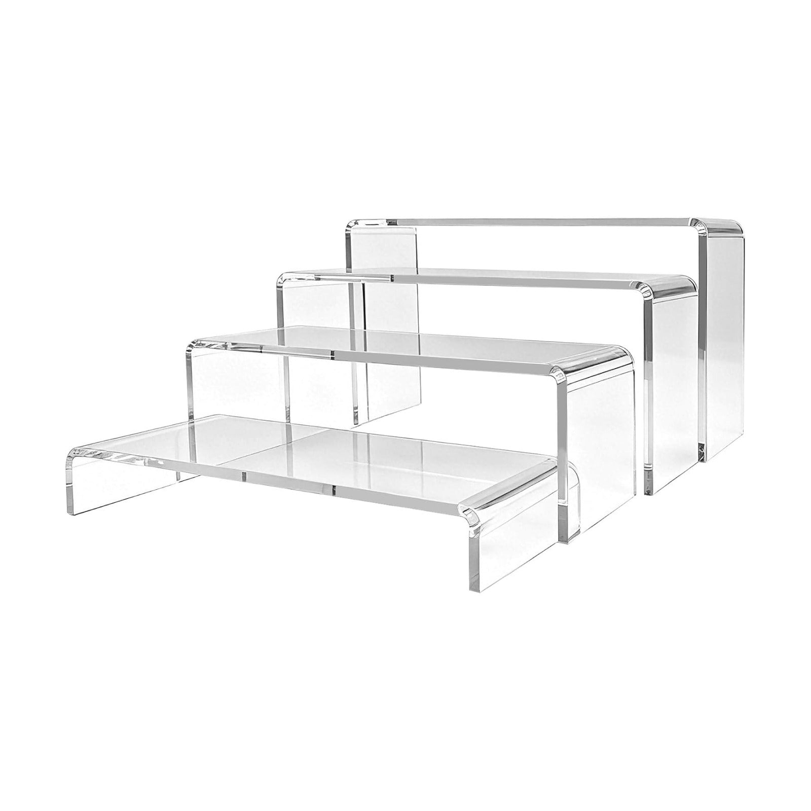 Acrylic Riser Stands / Clear / Set of 4