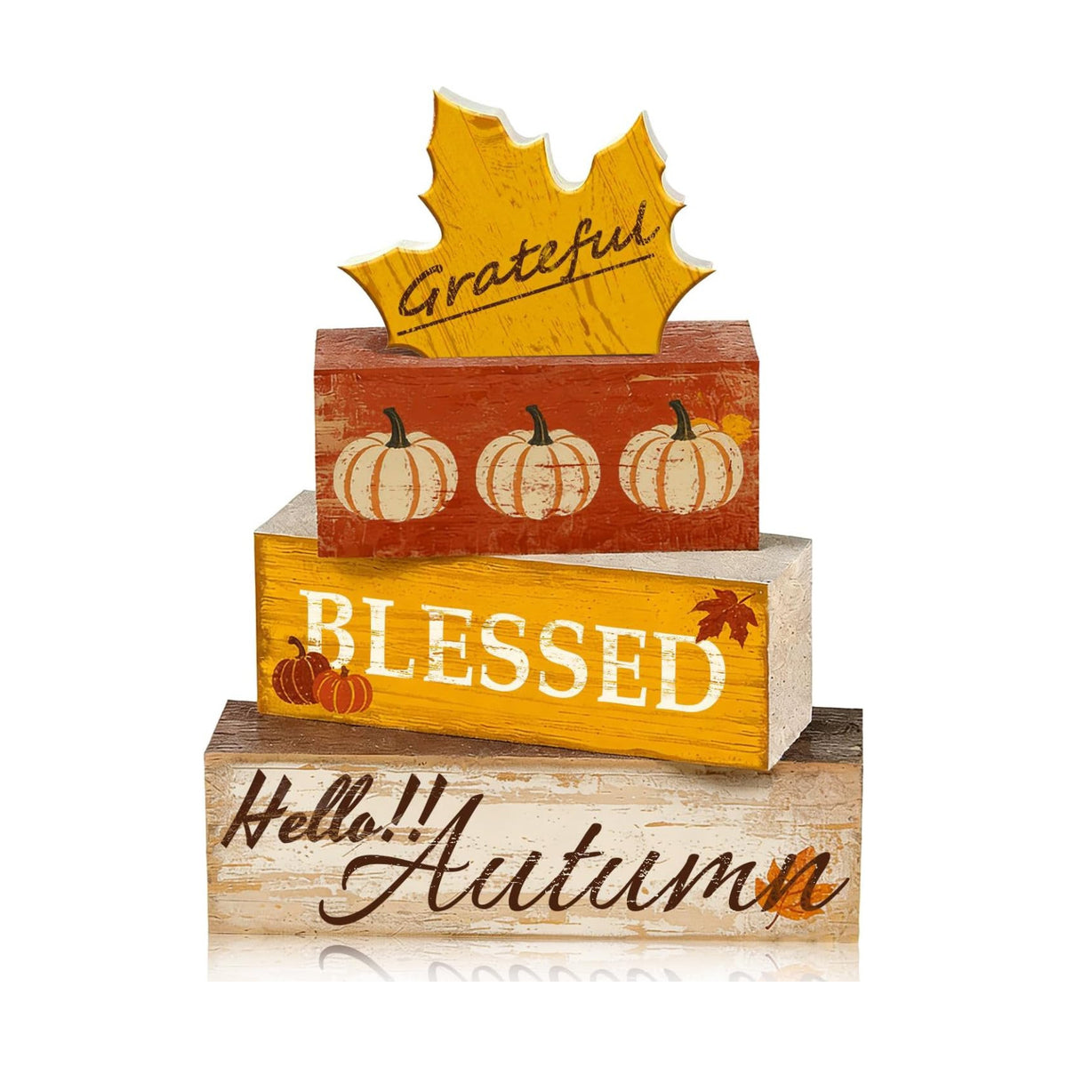 Grateful Leaves Fall Decor, Fall Decorations for Home