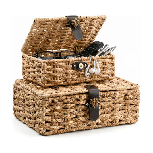 2-Piece Woven Storage Boxes