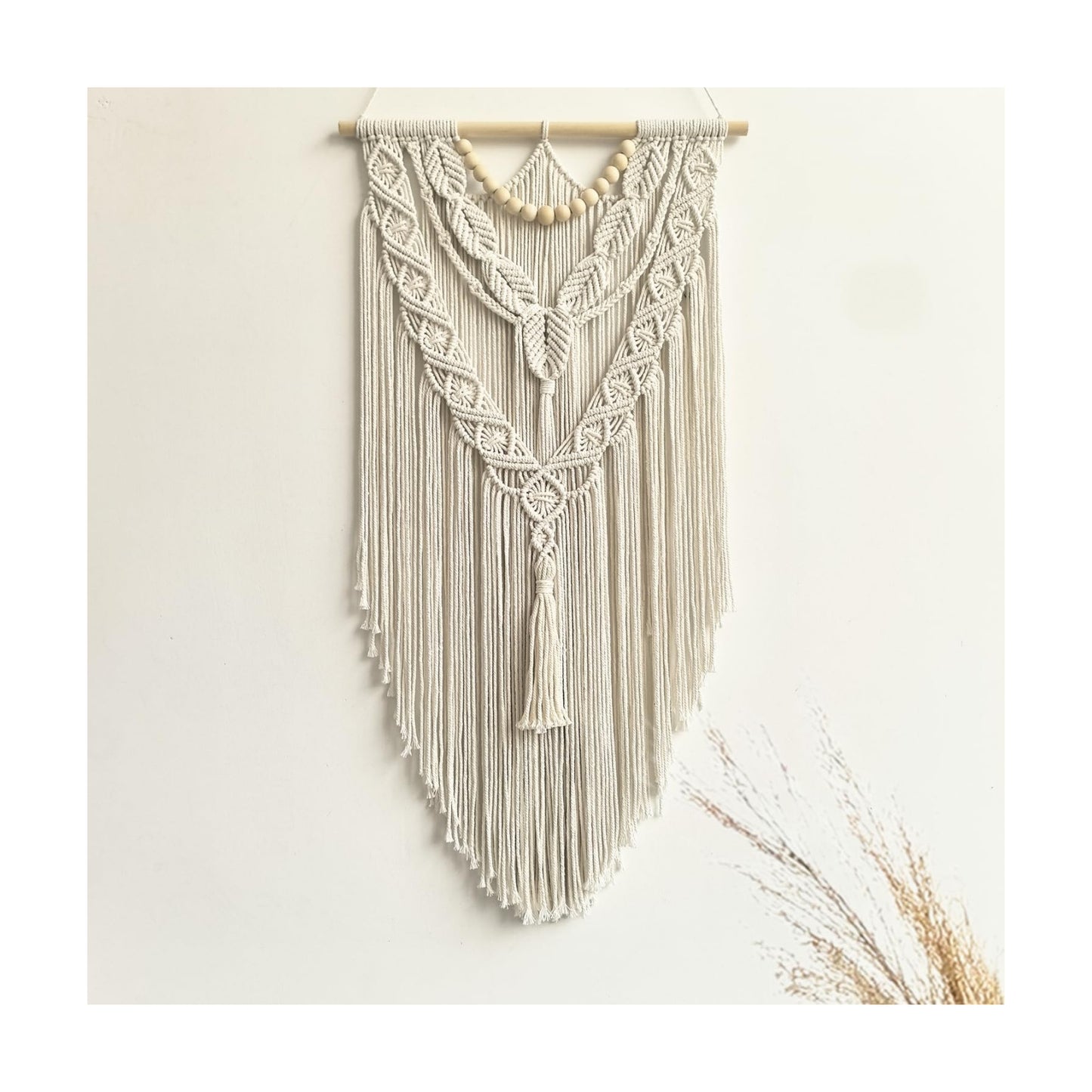 Wood Bead Wall Decor / Wood Bead-y