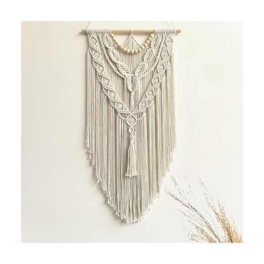 Wood Bead Wall Decor / Wood Bead-y