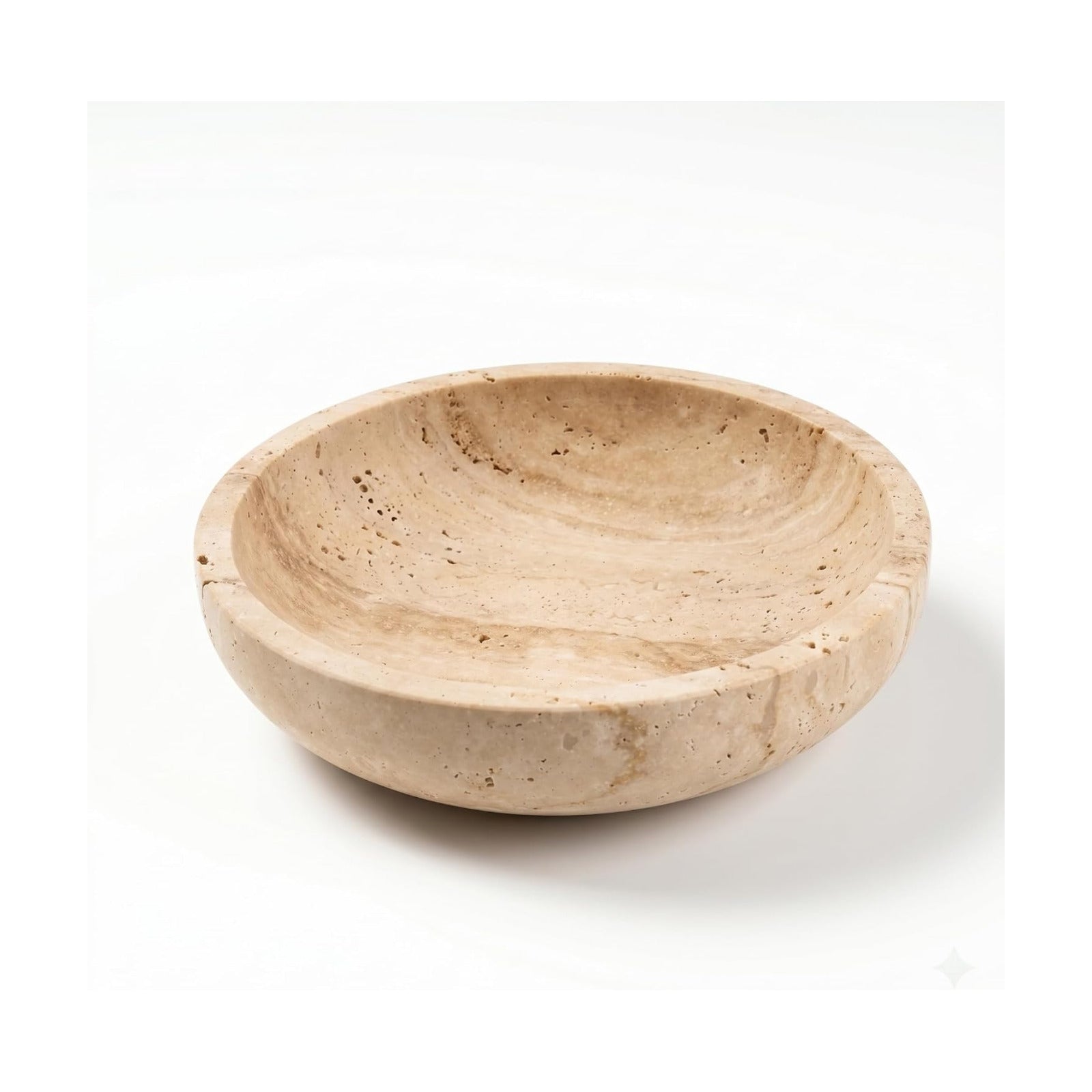 Marble Travertine Decorative Bowl / Natural