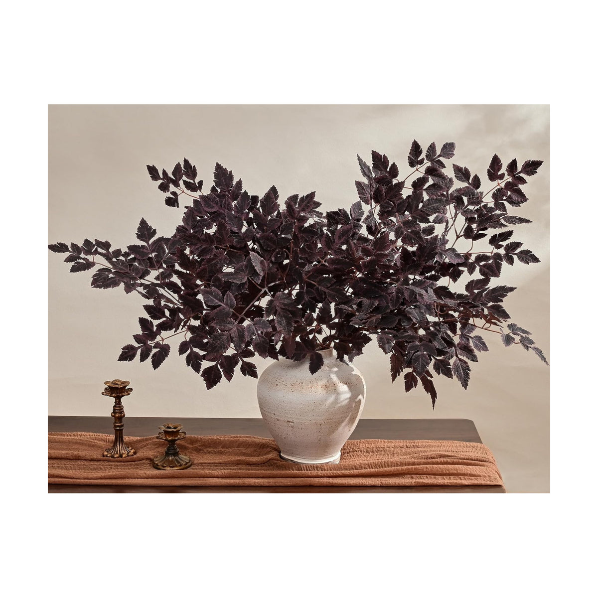 Waipfaru 36" Fall Stems for Vases, Artificial Cimicifuga Stems (3pcs)