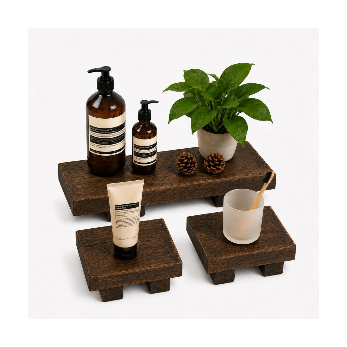 Rustic Farmhouse Countertop Organizer