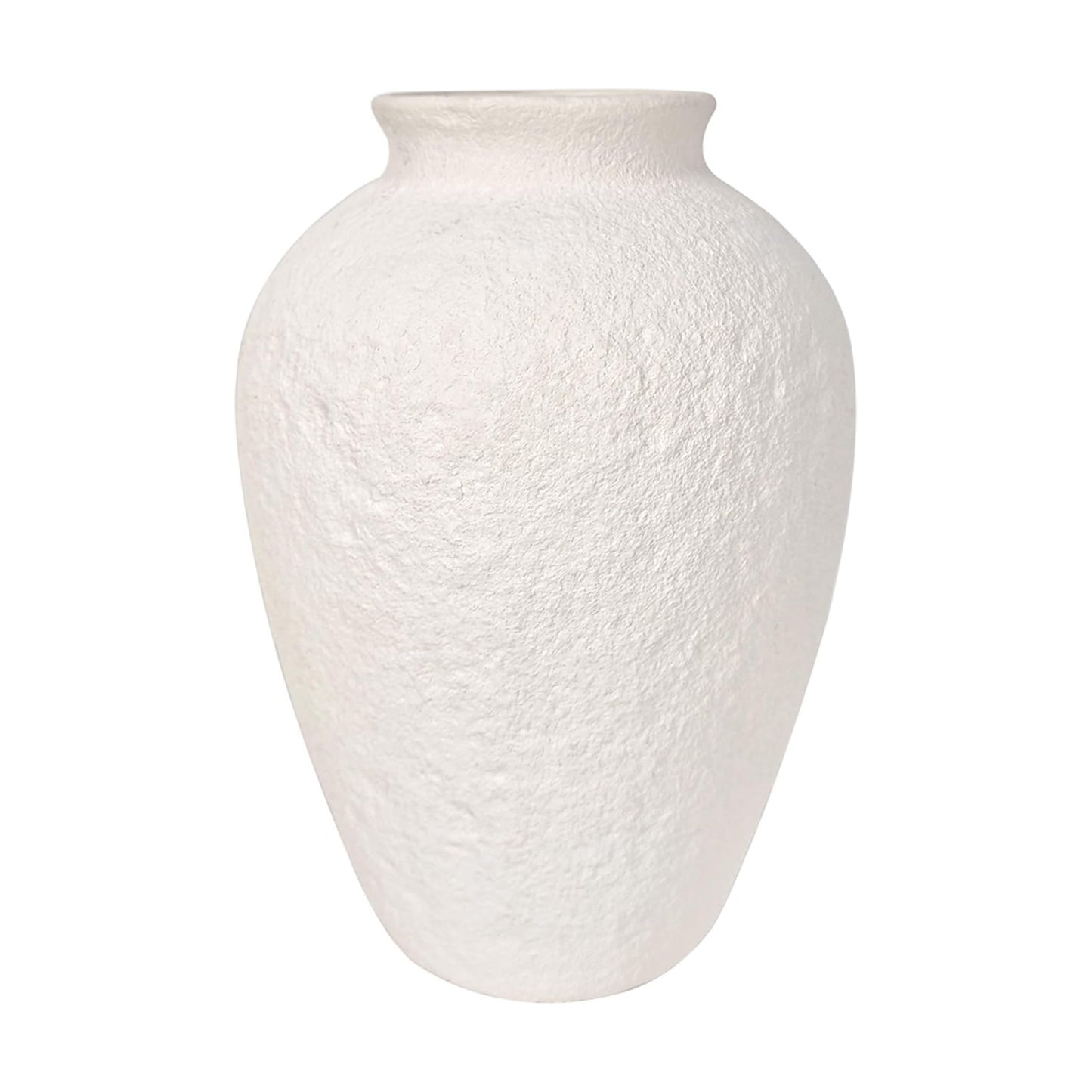 Ceramic Vase / 10.3" Tall Classic / Antique White / 10.3 Inch