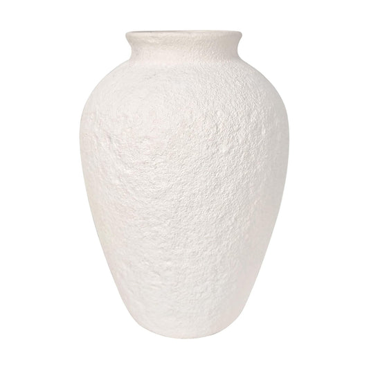 Ceramic Vase / 10.3" Tall Classic / Antique White / 10.3 Inch