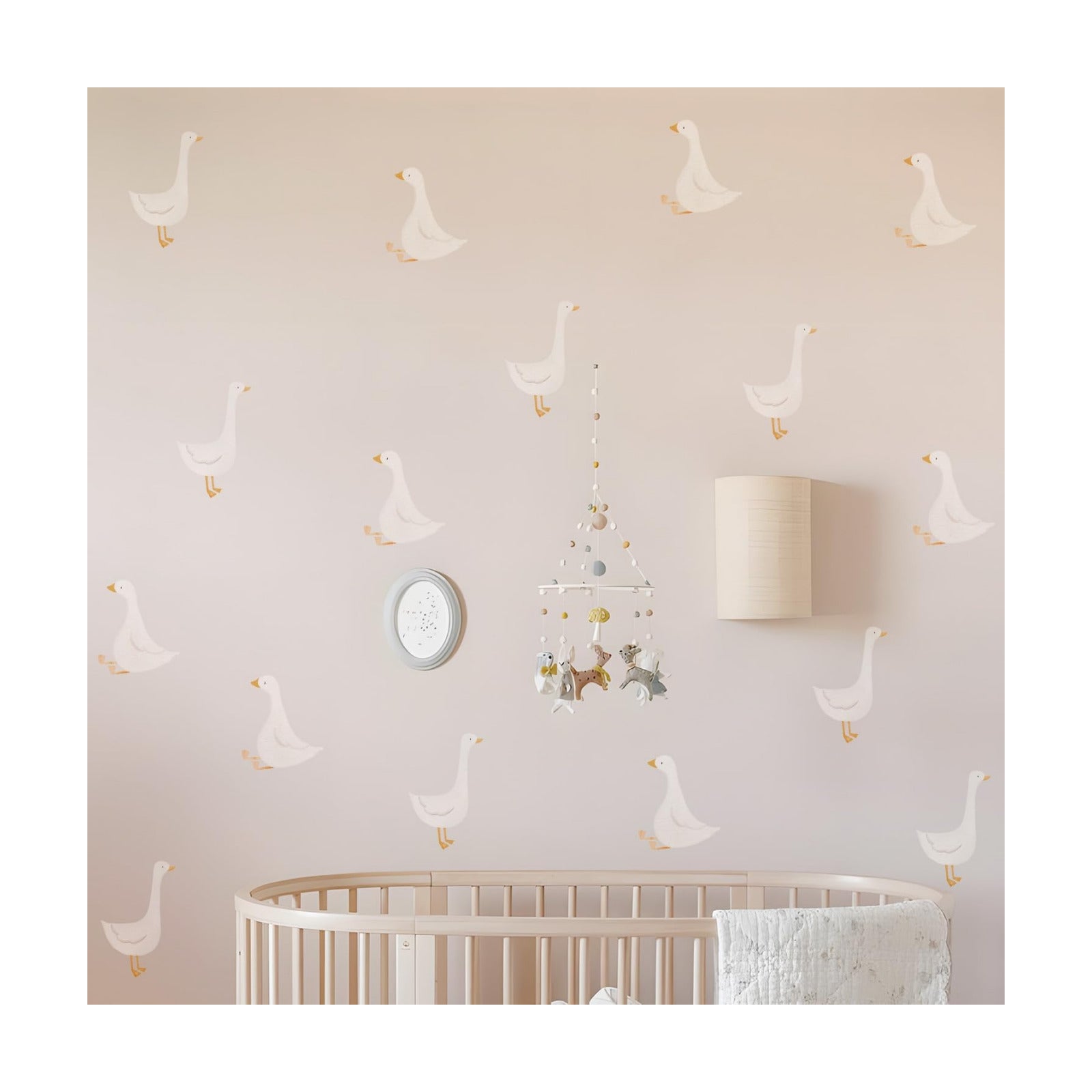 Silly Goose Wall Decals for Nursery / Set of 40