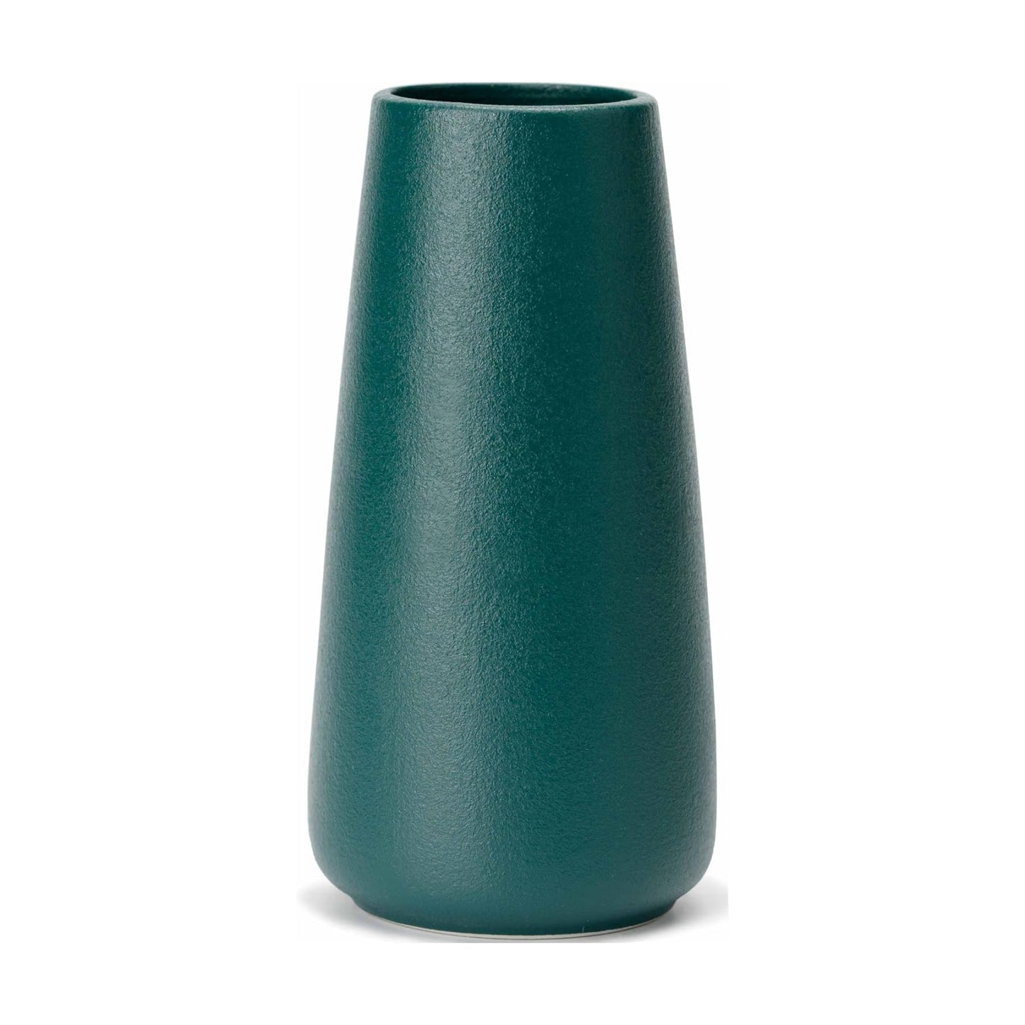 8" Ceramic Flower Vase / Green / Big
