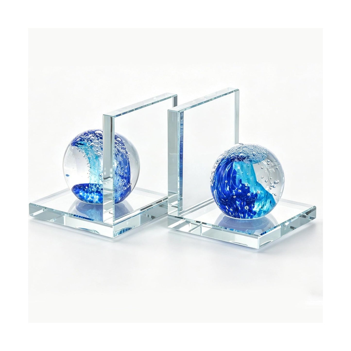 Glass Wave Ball Decor Book