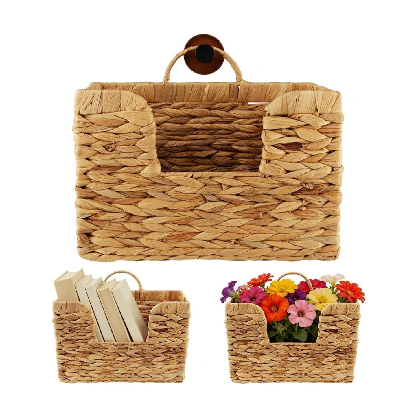 Hanging Magazine Basket / 11.8 x 4.3 x 7.9