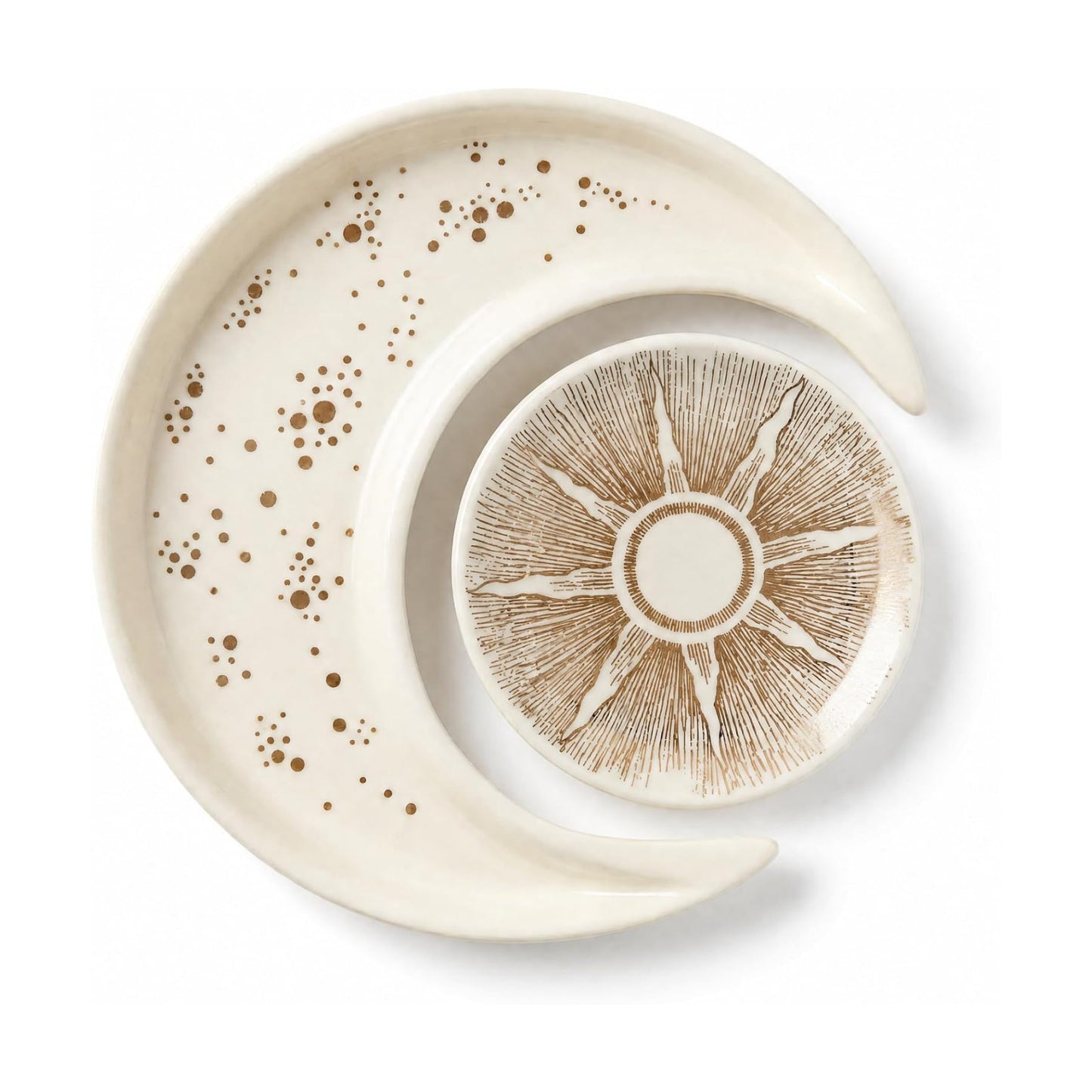 Ceramic Jewelry Dish Tray / Set of 2