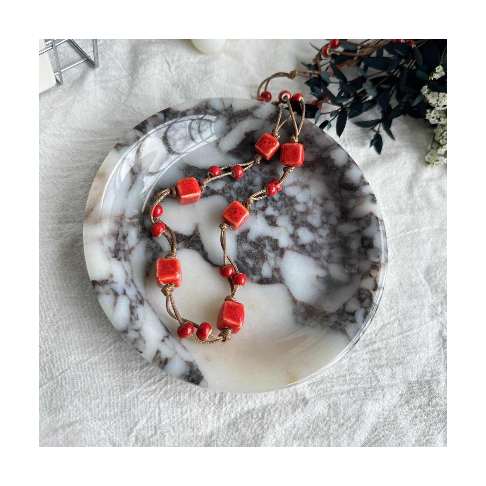 Marble Jewelry Tray / Calacatta / Natural