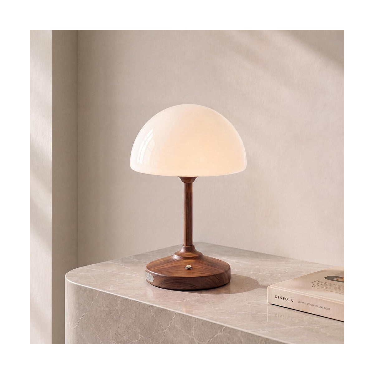 Table Lamp Cordless Lamp,5000mAh Rechargeble Battery Operated Lamp | 11.02" Small Bedside Desk Lamps for Living Room