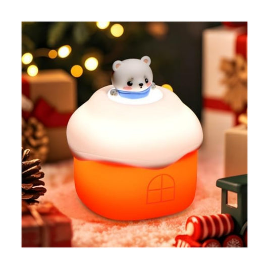 Silicone Night Light Official Licensed Genuine Festival Decor Gifts (Bear)