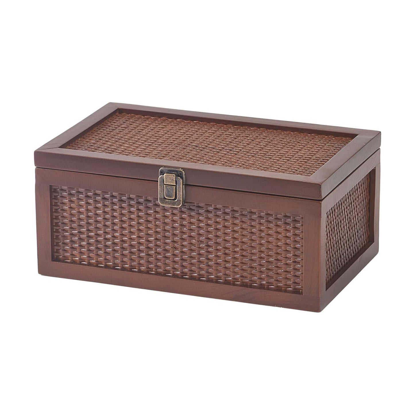 Rattan Decorative Boxes / Brown / Set of 2