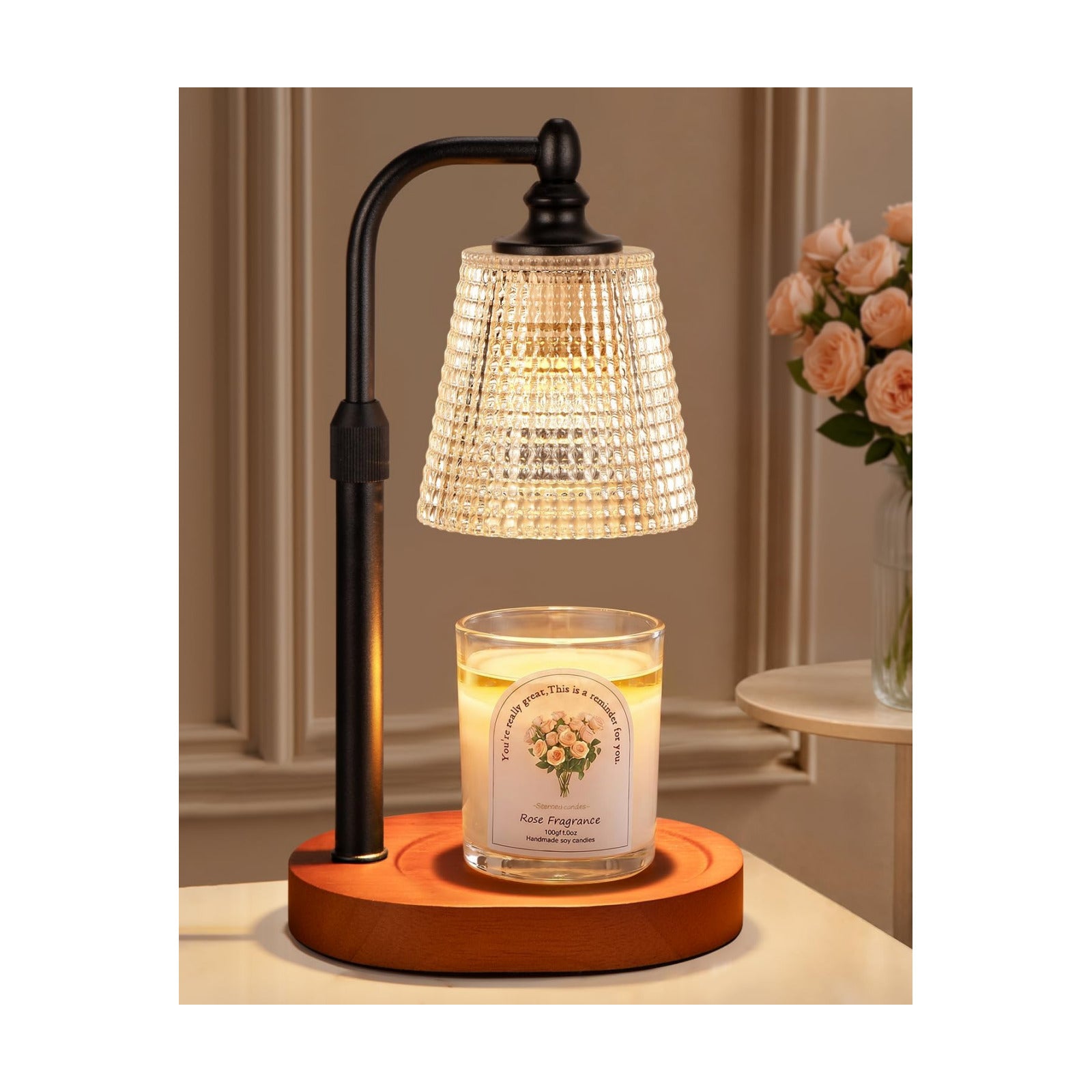 Candle Warmer Lamp with Timer, Birthday Gifts for Women,Farmhouse Decor