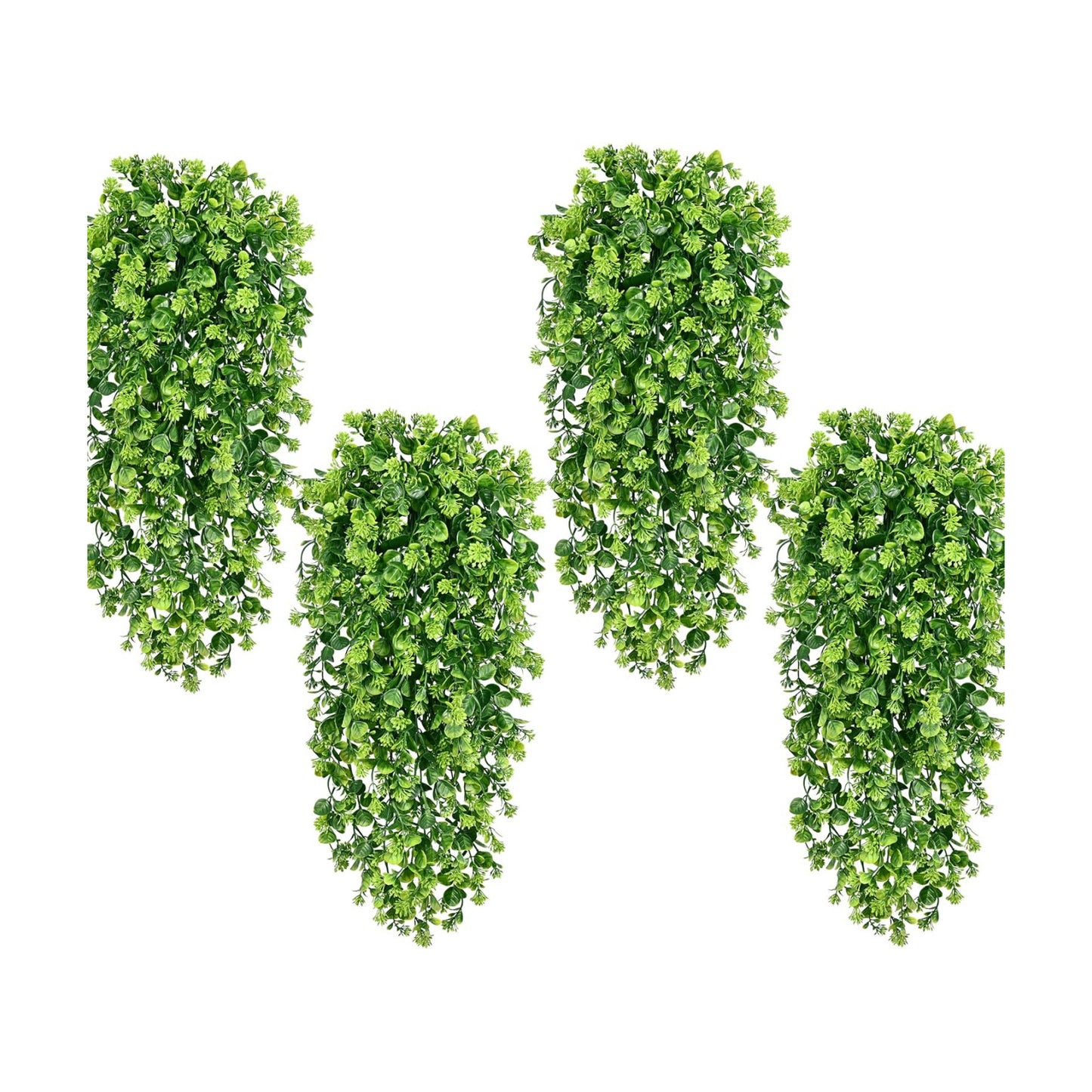 Waipfaru 4Pcs Fake Hanging Plants 3ft Fake Plants Vines Greenery