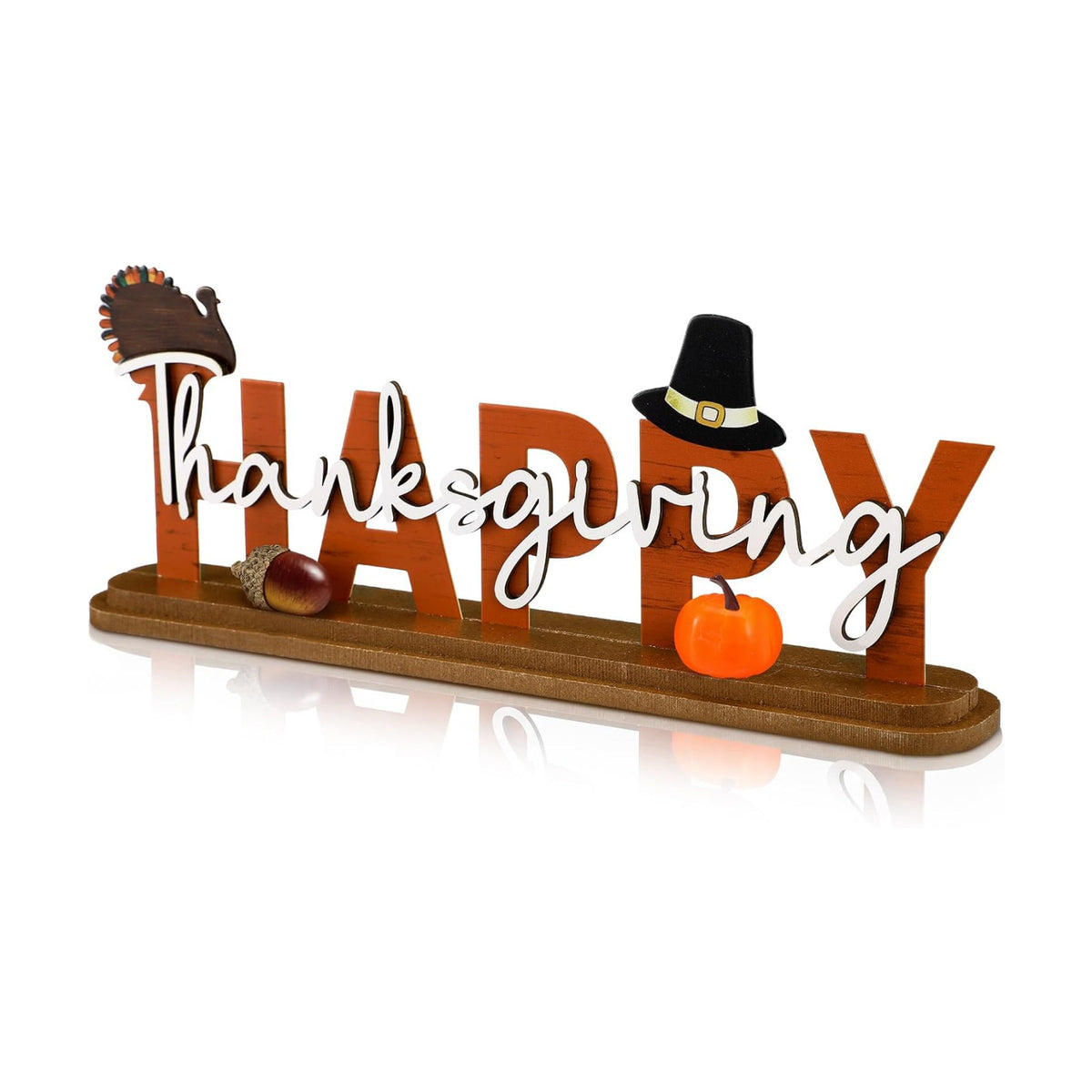 Cinnvoice Fall Table Decoration Metal Thanksgivingtiered Tiered tray Decor