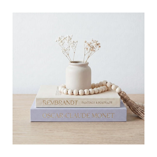 Decorative Book Set Decorative Box / Gray-beige / Set of 2