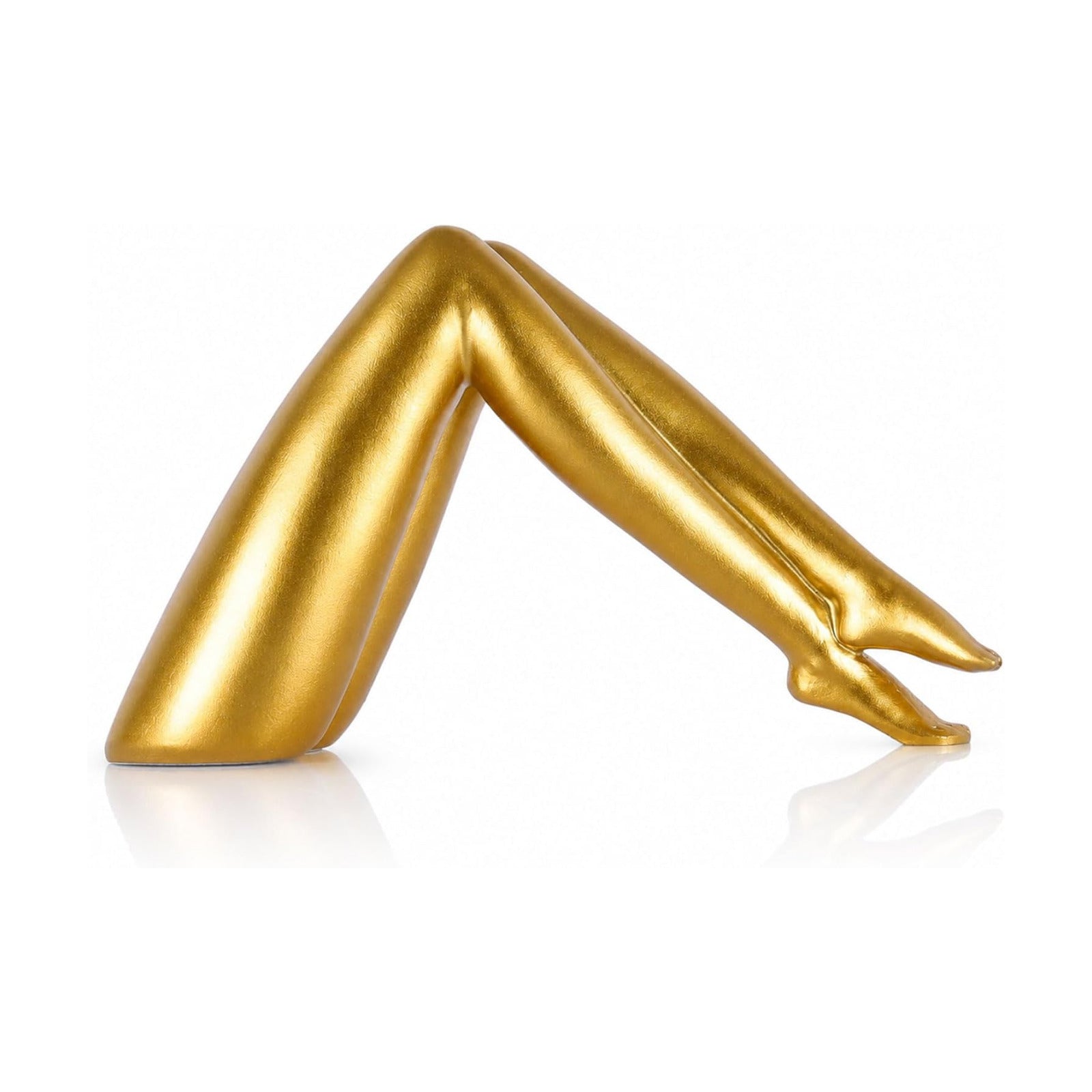 Statue Home Decor / Folded Legs / Gold