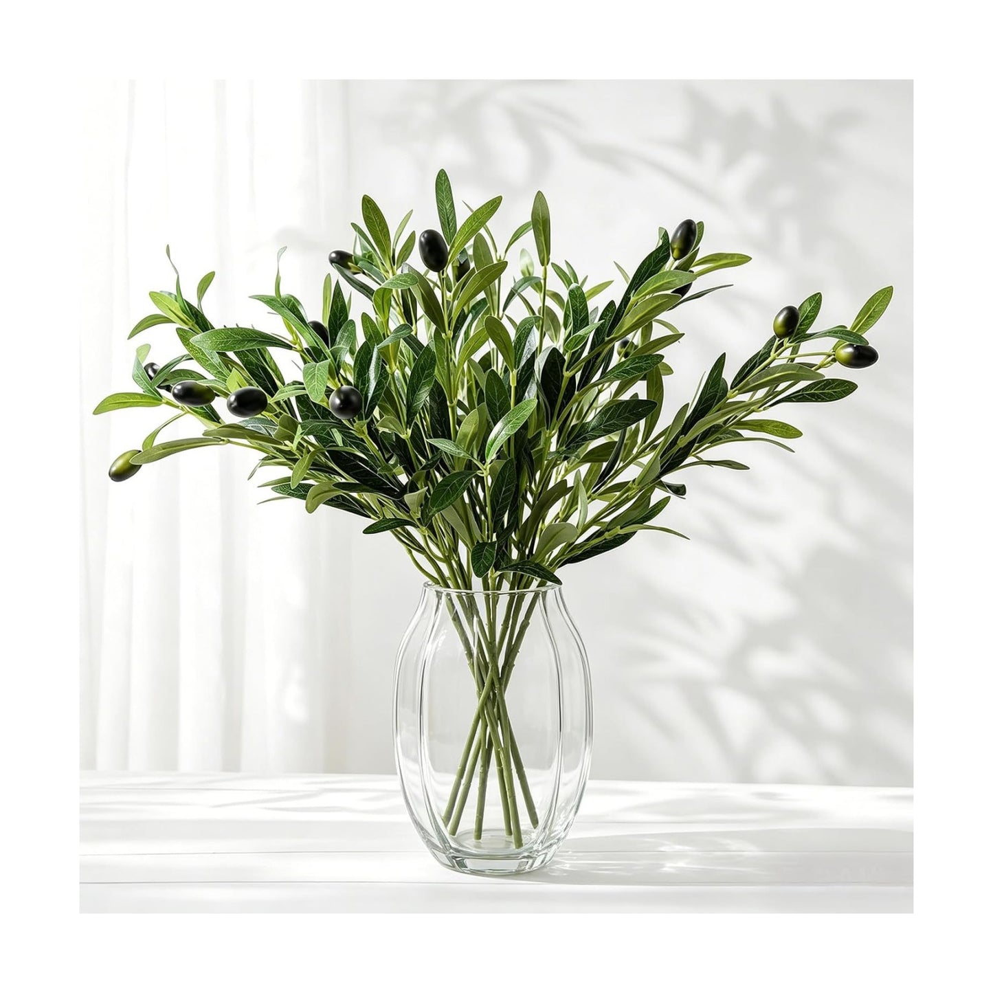 Faux Olive Branches / 18 Inch / Set of 6