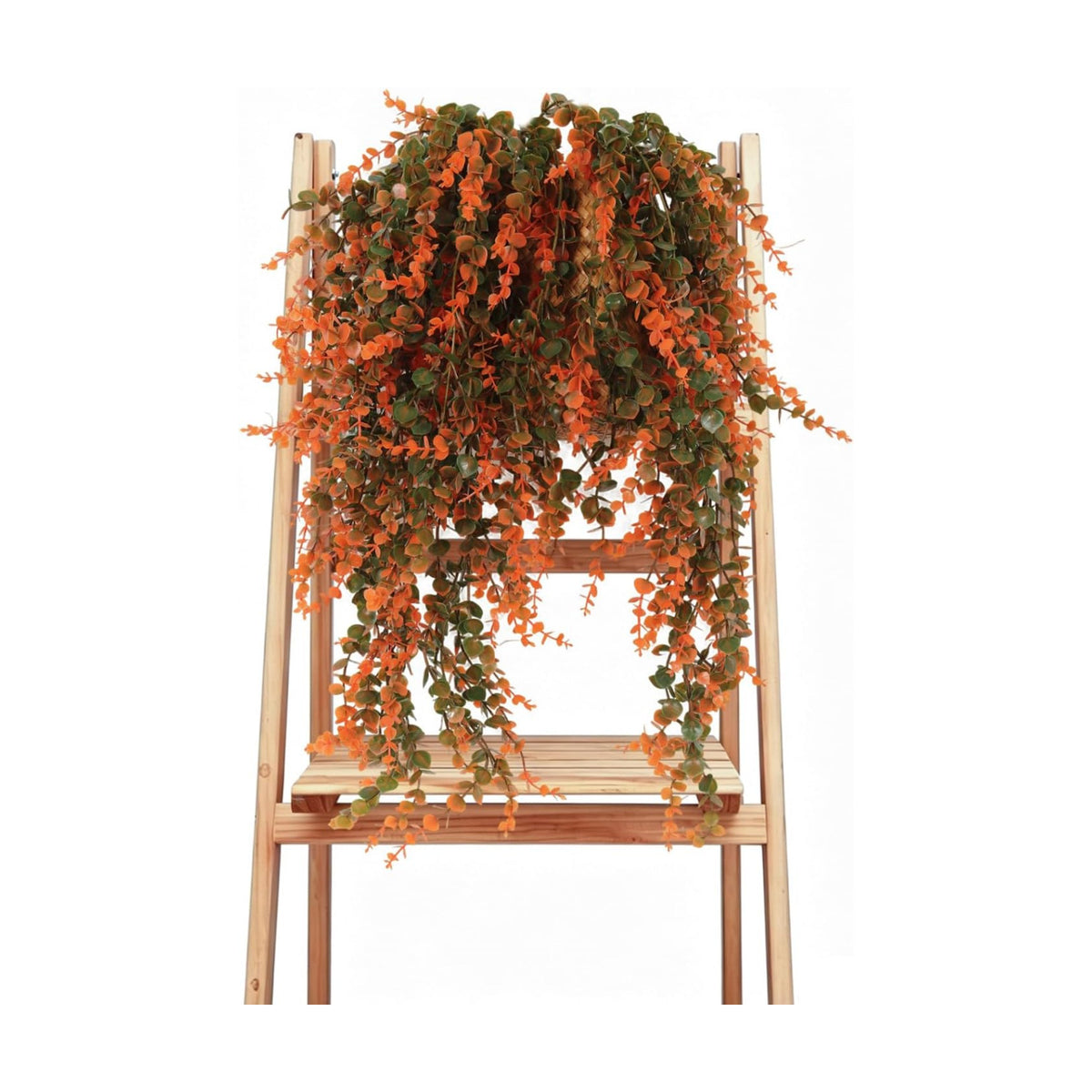 RECUTMS Fake Fall Monkey Plants 3Pcs Artificial Hanging Eucalyptus Vine