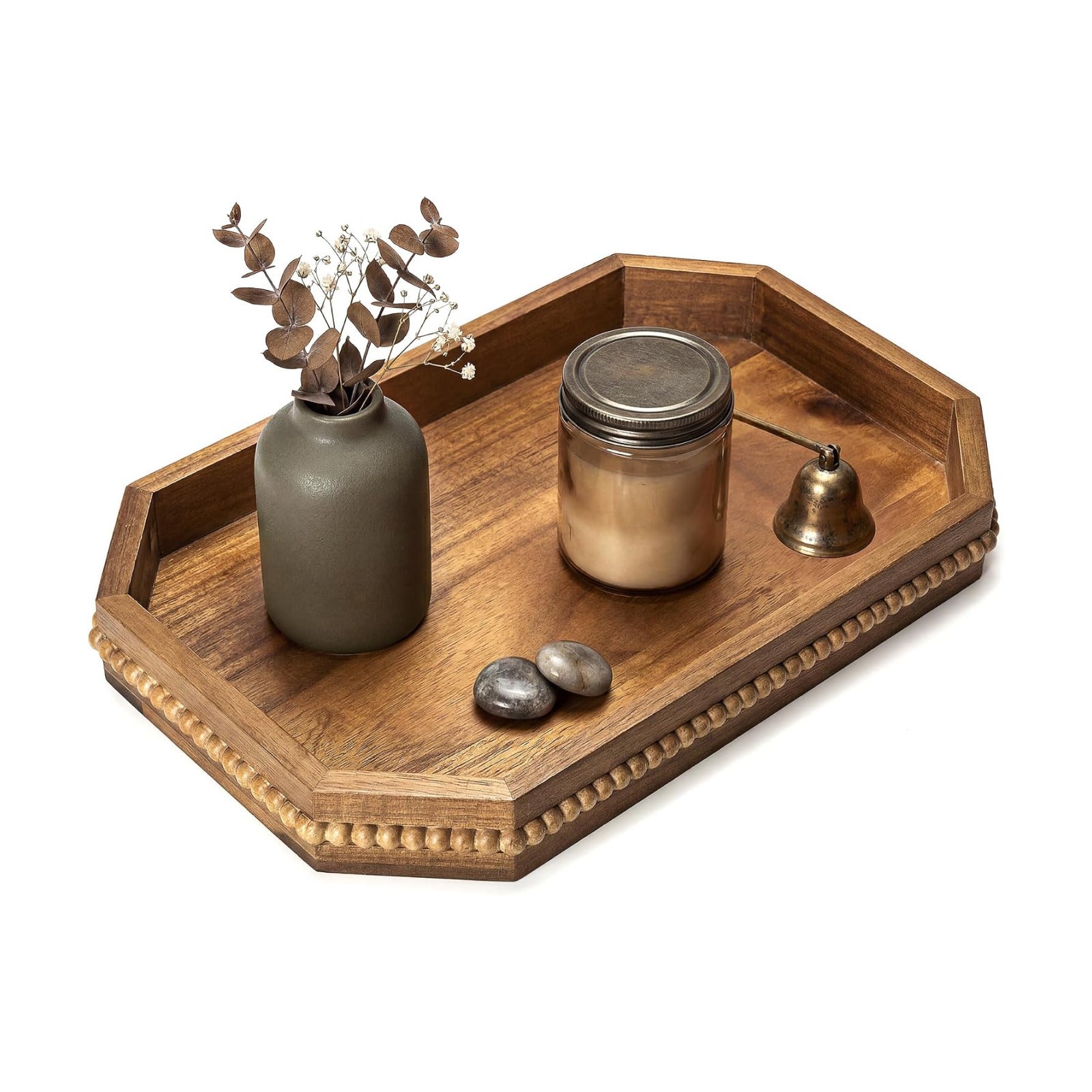 Wood Rustic Decorative Tray / Acacia