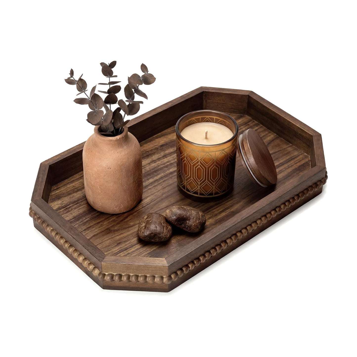 Farmhouse Serving Tray / Dark Acacia