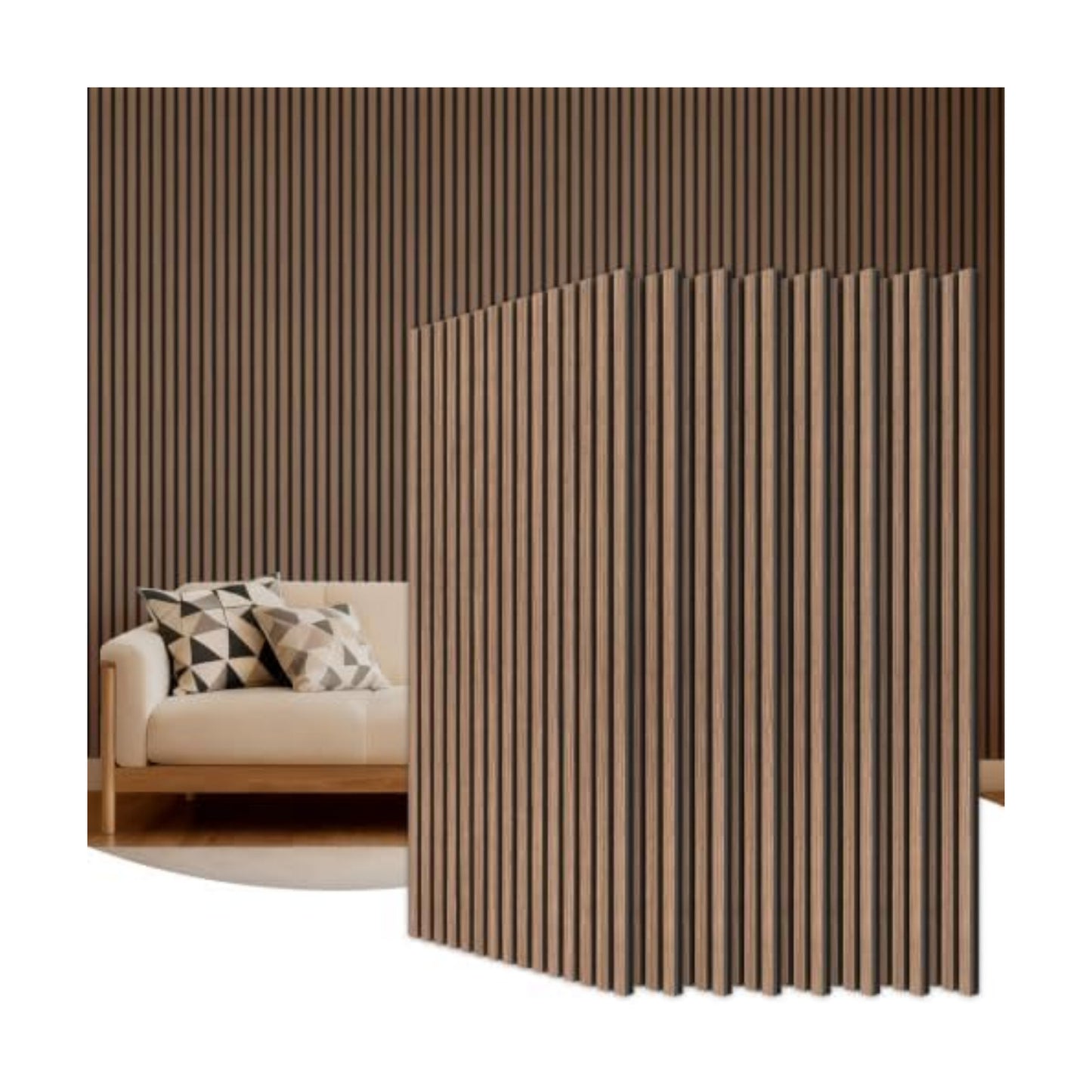 TONOR Wood Wall Panels for Interior Wall Decor-8 Pack 47.2" x 23.6"