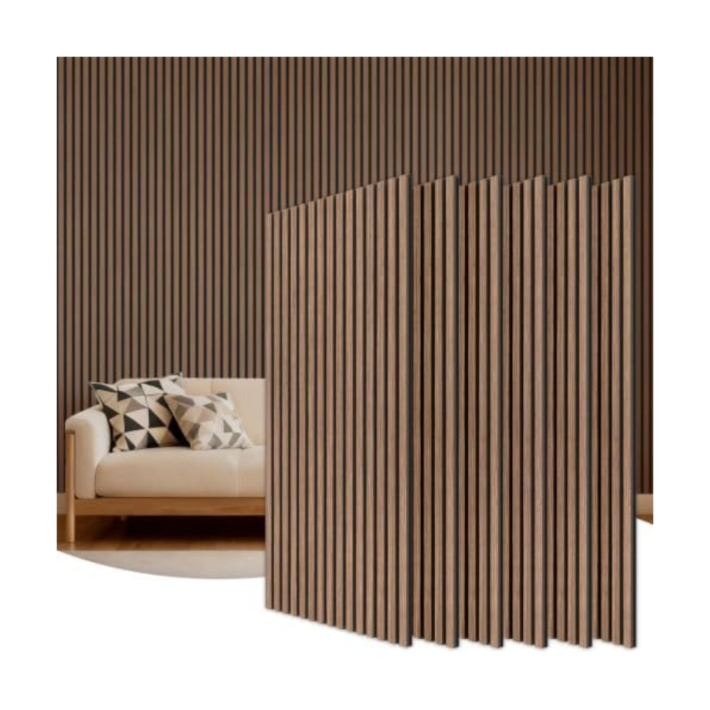 TONOR Wood Wall Panels for Interior Wall Decor-6 Pack 47.2" x 23.6"